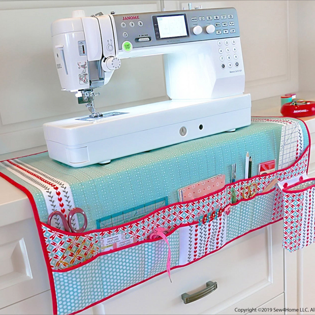 Tutorial: Sewing Machine Mat with Pockets • The Crafty Mummy