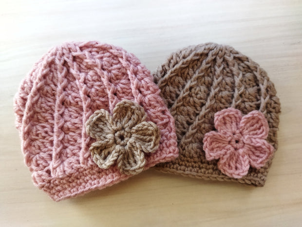 Crochet Baby Girl Hat PATTERN