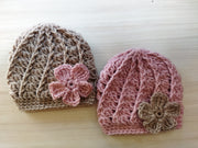 Crochet Baby Girl Hat PATTERN