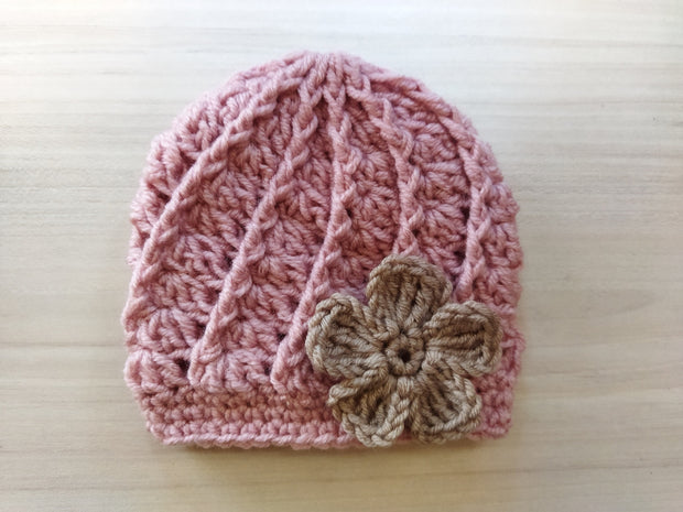 Crochet Baby Girl Hat PATTERN