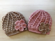 Crochet Baby Girl Hat PATTERN