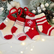 Christmas mini stocking knitting pattern