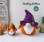 Halloween Gnome Knitting Pattern