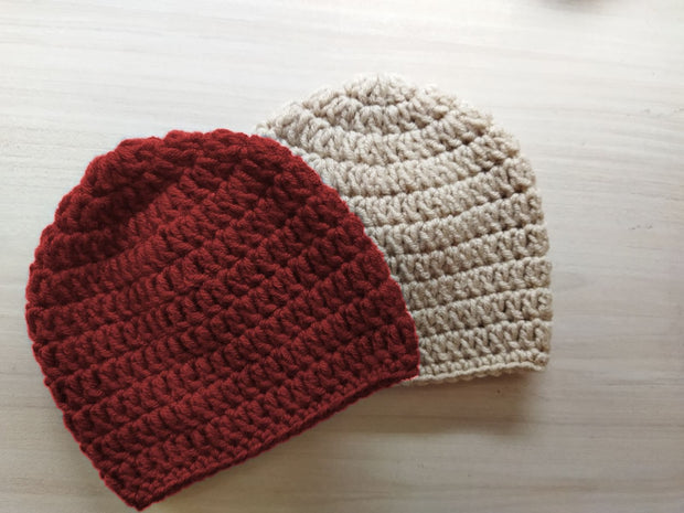 10 Sizes Basic Hat Crochet Pattern