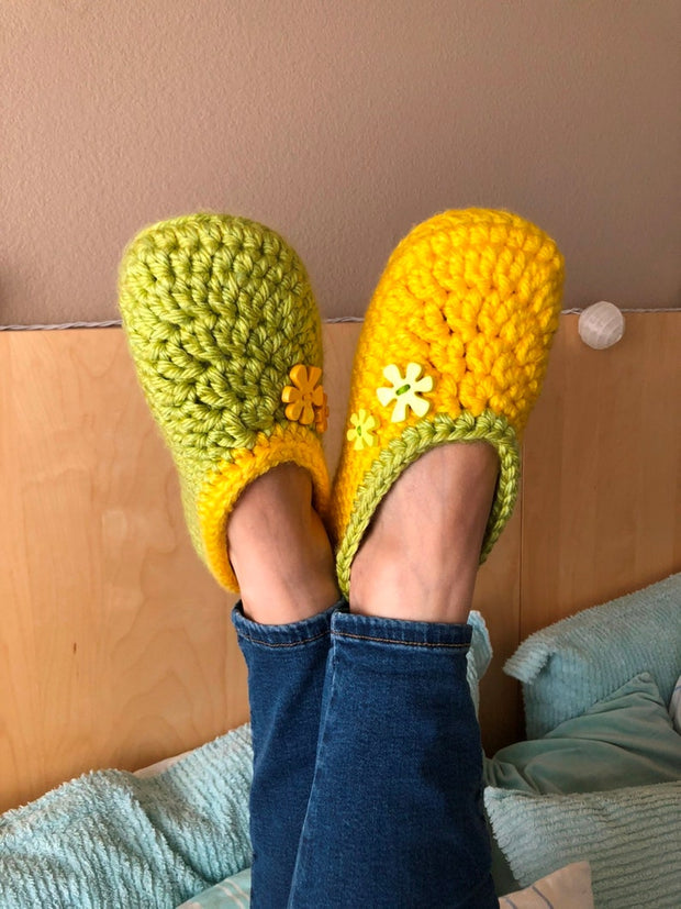 Emilia Slippers Crochet Pattern