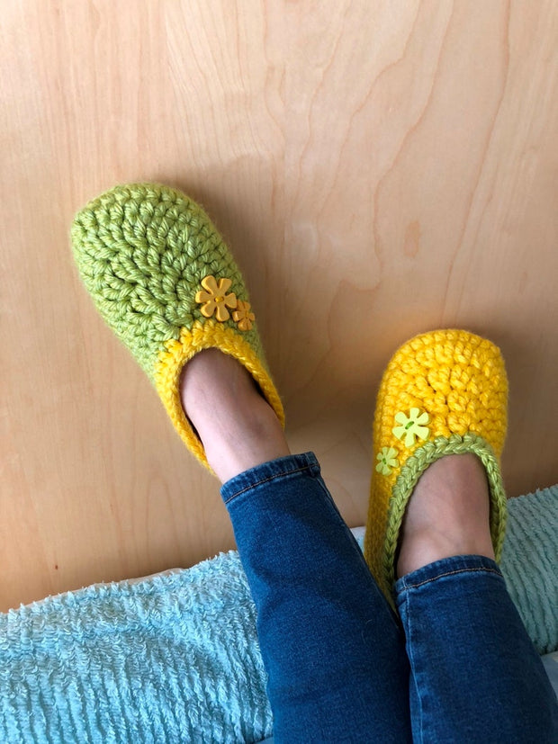 Emilia Slippers Crochet Pattern