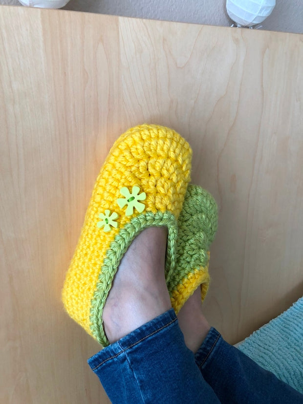 Emilia Slippers Crochet Pattern