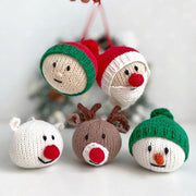 KNITTING PATTERN Christmas baubles