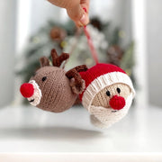 KNITTING PATTERN Christmas baubles