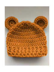 Easy bear hat crochet pattern