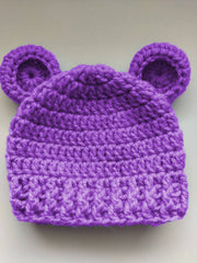 Easy bear hat crochet pattern