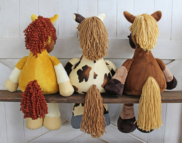 Plush Horse Doll Sewing Pattern