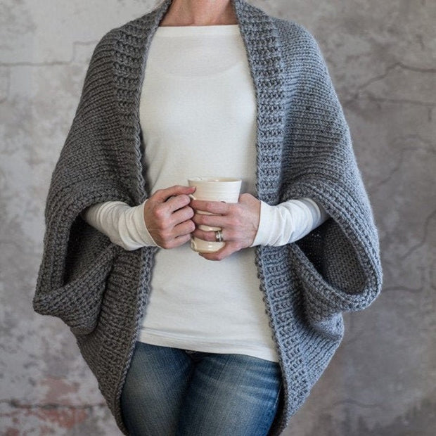BEGINNER Knitting Pattern - Scoop Sweater