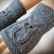 Knitting Pattern - Owl Fingerless Gloves