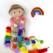 small doll knitting pattern - pattern for granny