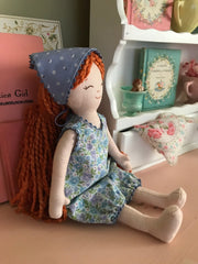 Prairie Lasses 12" soft doll PDF pattern