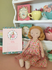 Prairie Lasses 12" soft doll PDF pattern