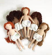 Prairie Lasses 12" soft doll PDF pattern