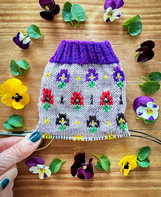 DIGITAL ITEM -Charlottes Flower Garden sock set