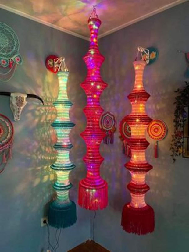 Crochet pattern-lamp eclectic