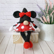 Mickey and Minnie Mouse Gnomes Knitting Pattern