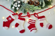 Christmas mini stocking knitting pattern