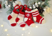 Christmas mini stocking knitting pattern