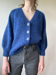 Knitting pattern (in English) for Mohair Weekend cardigan