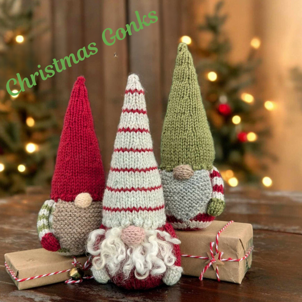 Christmas Gonks Knitting pattern