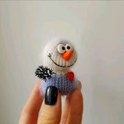 Snowman Knitting Pattern